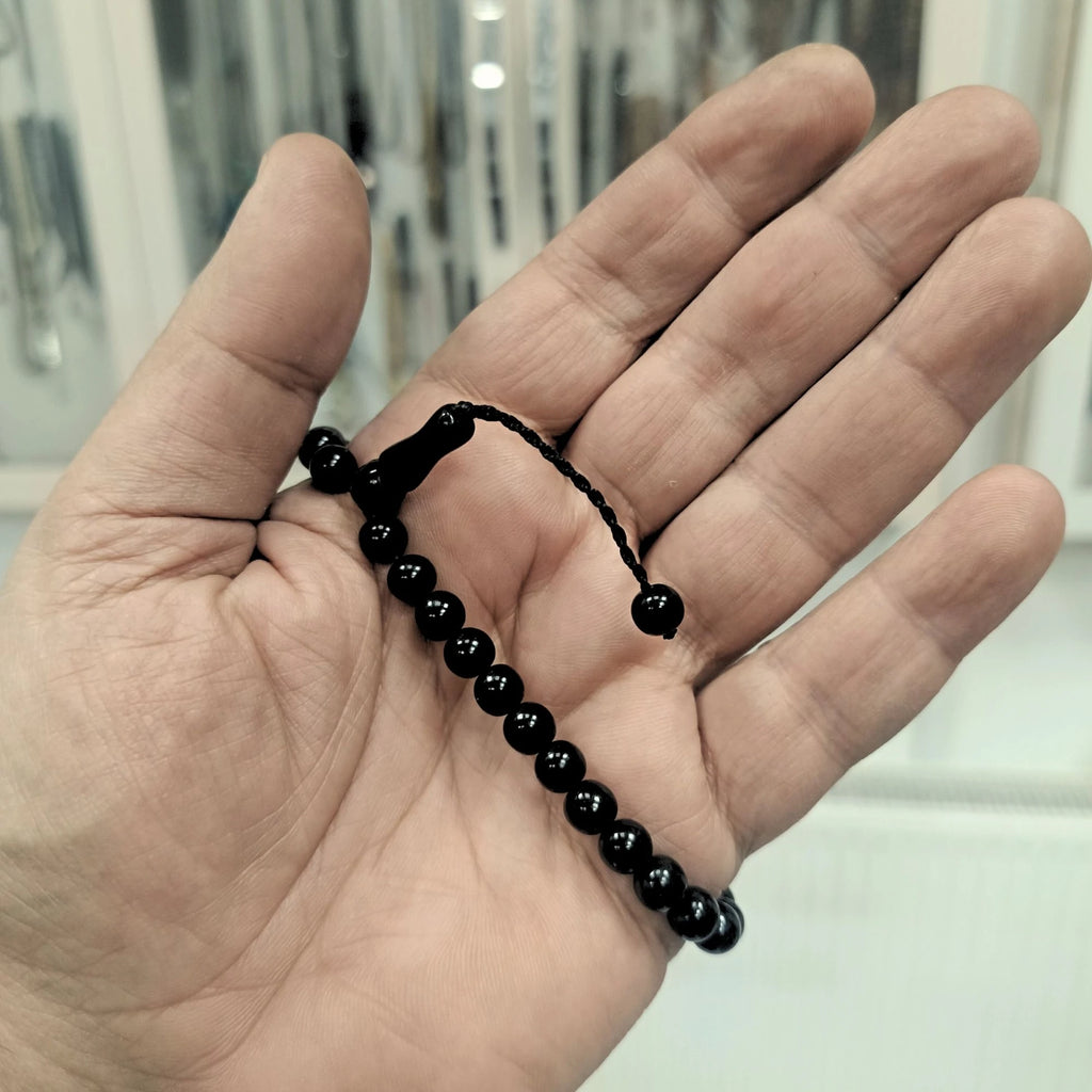 Gürcistan Oltu 4 Parmak Tesbih 7 mm