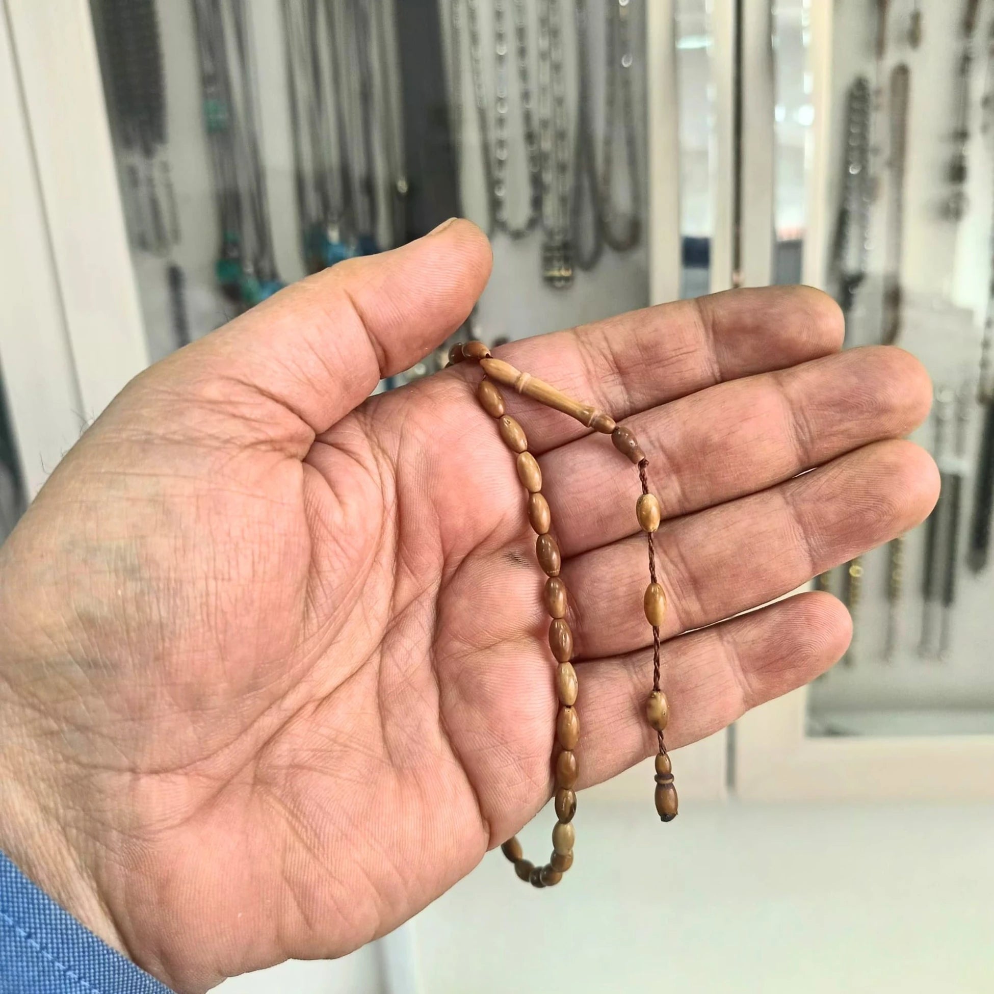 Arpa Kesim Mini Bilek Boy Kuka Tesbih 4 x 7,5 mm
