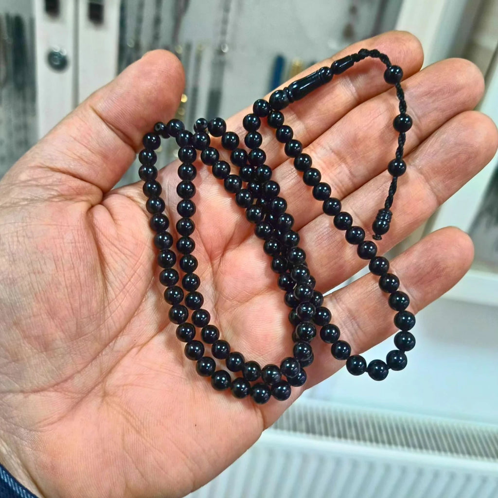 99'luk Sertifikalı Erzurum Oltu Taşı Namaz Dua Zikir Tesbihi 6 mm