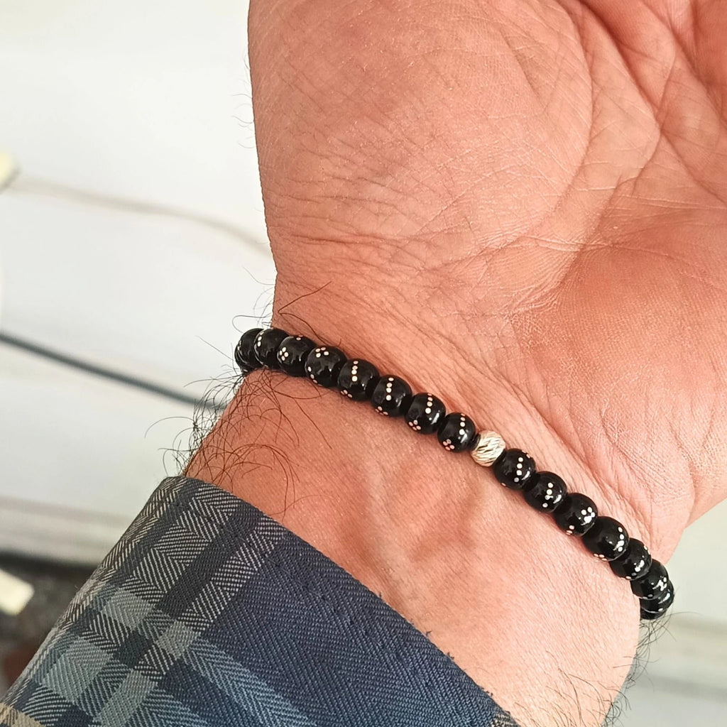 Gümüş İşlemeli 33lük Tesbih Bileklik Gürcistan Oltusu 19 cm