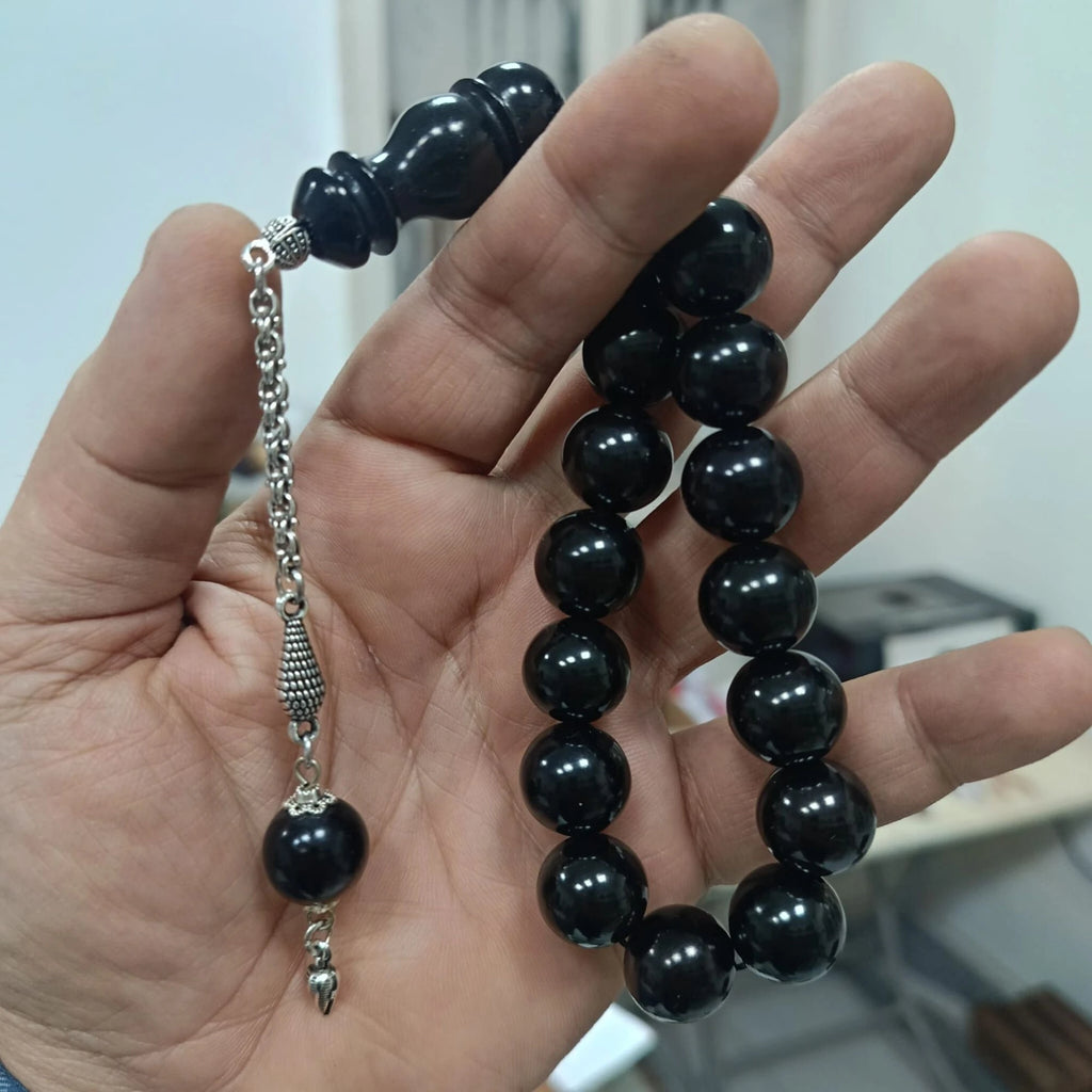 Küre Kesim Gürcistan Oltu Taşı EFE Tesbih 15 mm