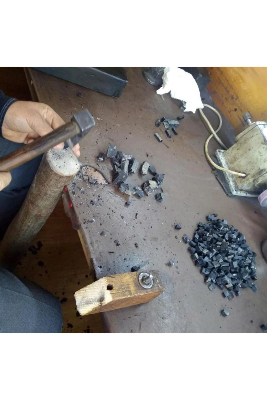 Gümüş Dizayn Harfli Hakiki Erzurum Oltu Taşı Tesbih