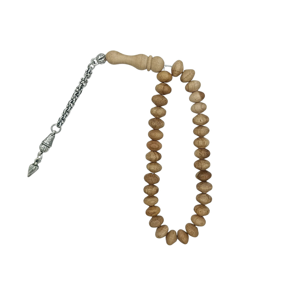 Tekerlek Kesim 4 Parmak Kayısı Ağacı Tesbih 8 X 5 mm