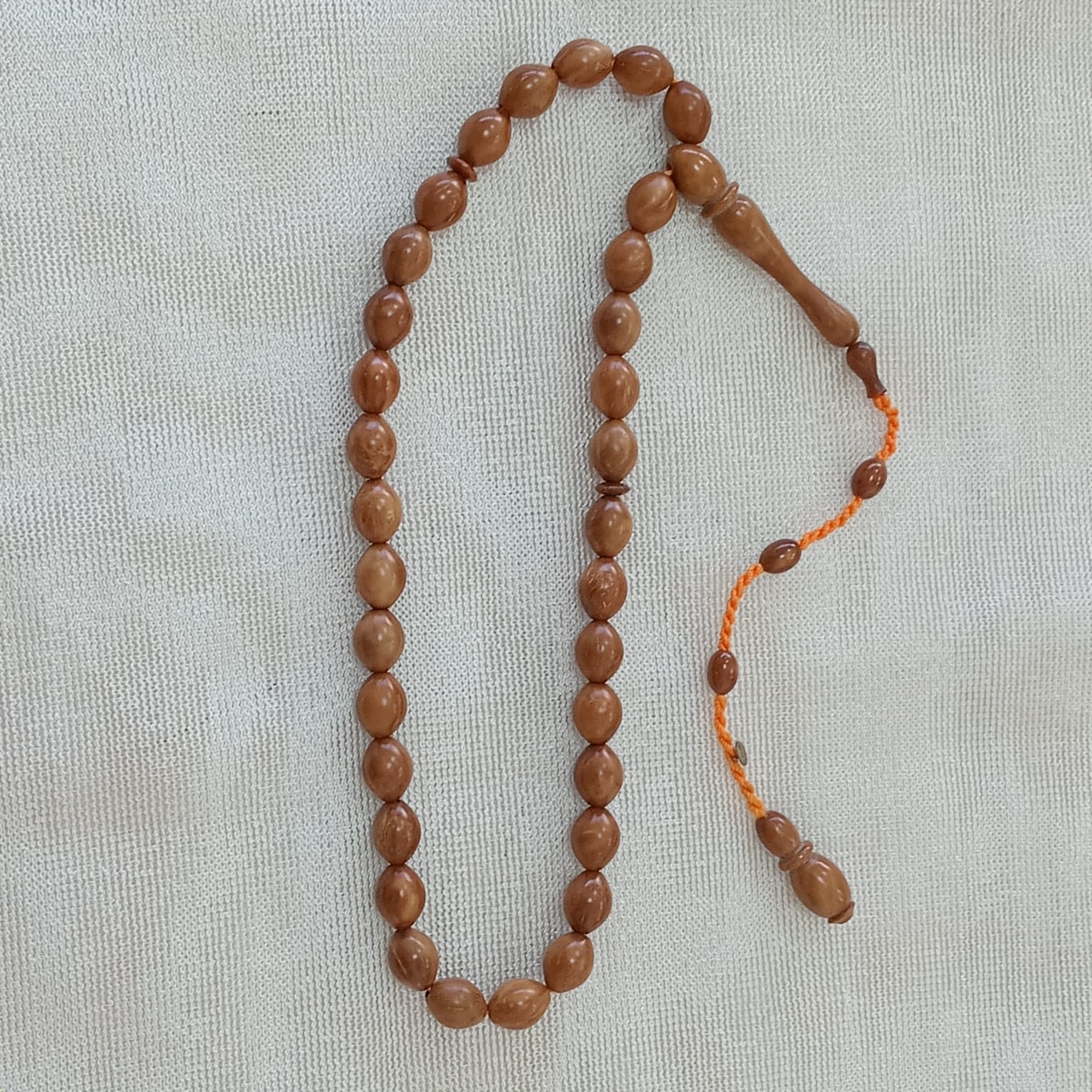 Oval Kesim Kuka Tesbih 9 x 12 mm