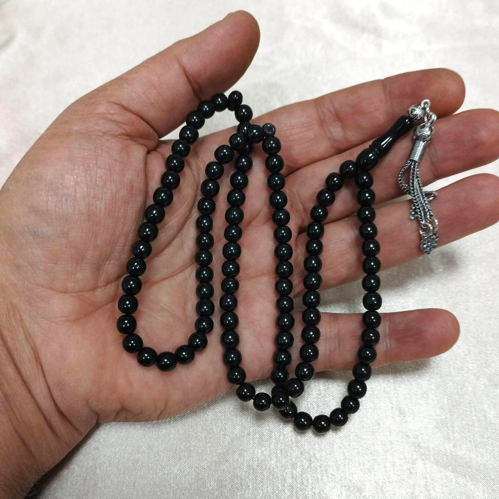 99 luk Oltu 925 Ayar Gümüş Püsküllü Namaz Dua Zikir Tesbihi
