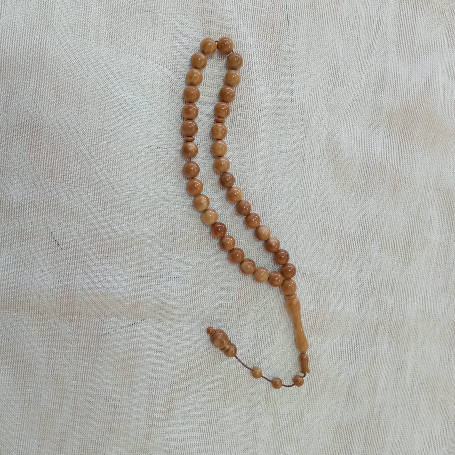 Oval Kesim Kuka Tesbih 9 x 12 mm