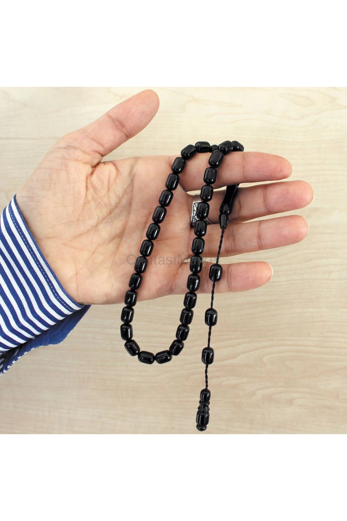 Kapsül Kesim Erzurum Oltu Taşı Tesbih 7x11 mm
